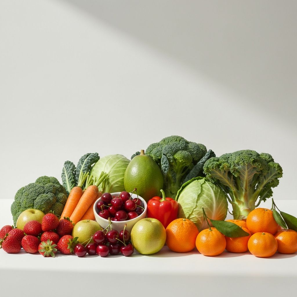 Różnorodność warzyw i owoców